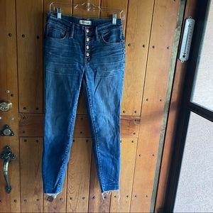 Madewell Button-Through High-Rise Skinny Jeans
